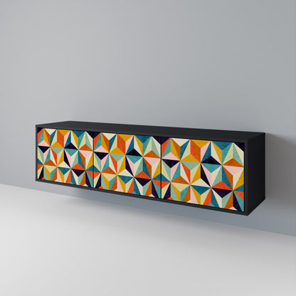 TESSELATE TREASURES 3-Door TV Cabinet