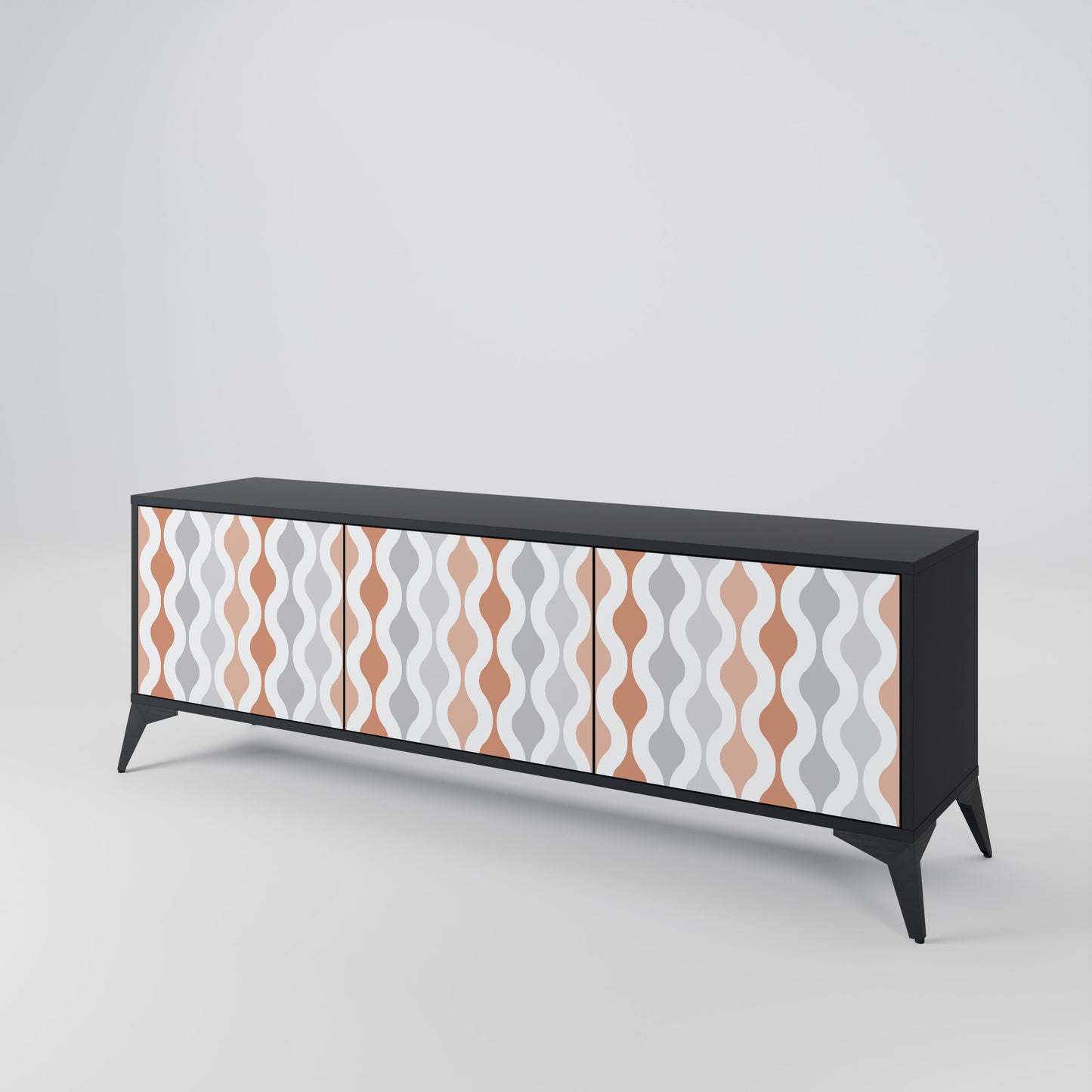 HAZY NOSTALGIA 3-Door TV Cabinet