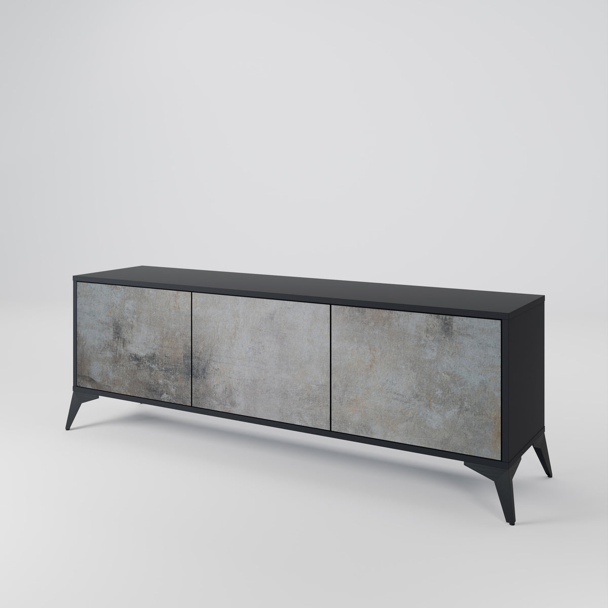 CONCRETE WALL 3-Door TV Cabinet