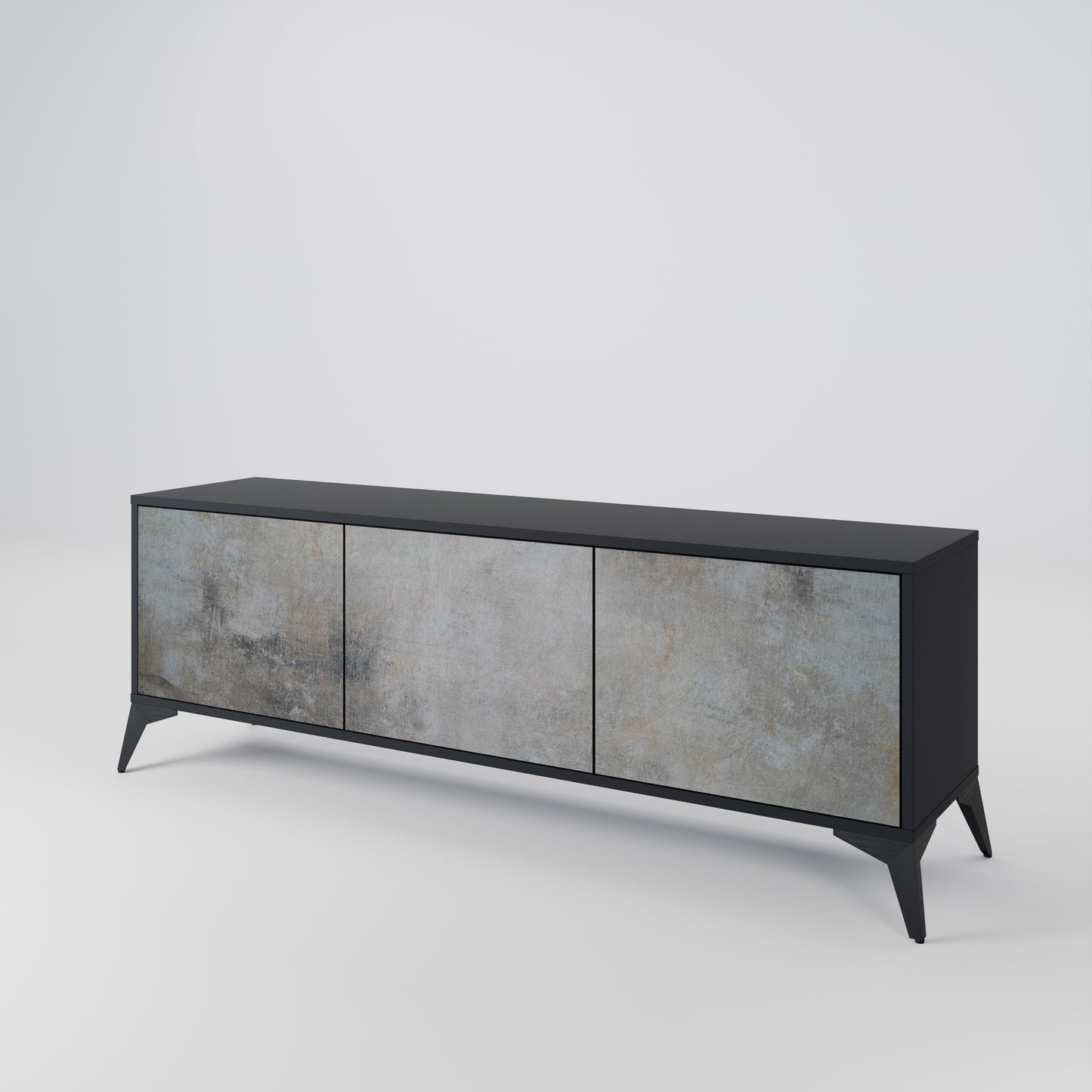 CONCRETE WALL 3-Door TV Cabinet