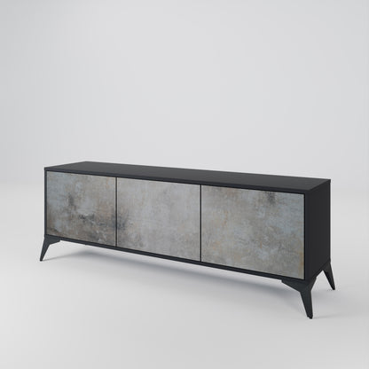 CONCRETE WALL 3-Door TV Cabinet