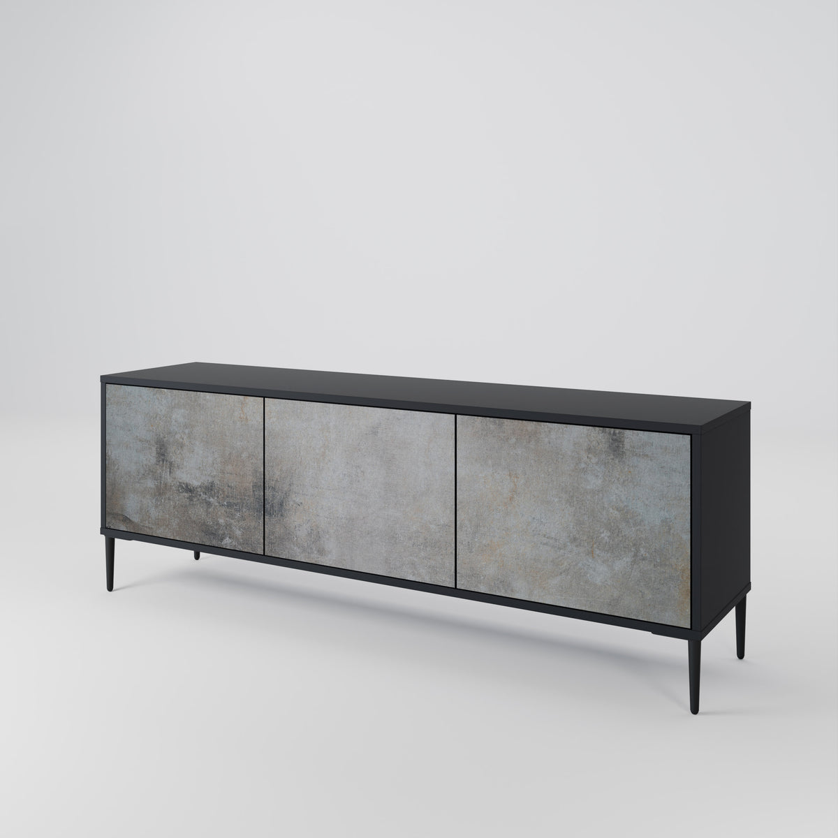 CONCRETE WALL 3-Door TV Cabinet