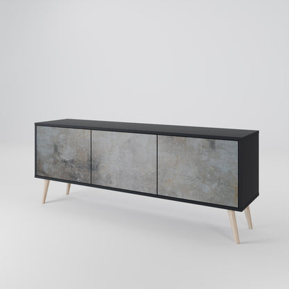 CONCRETE WALL 3-Door TV Cabinet