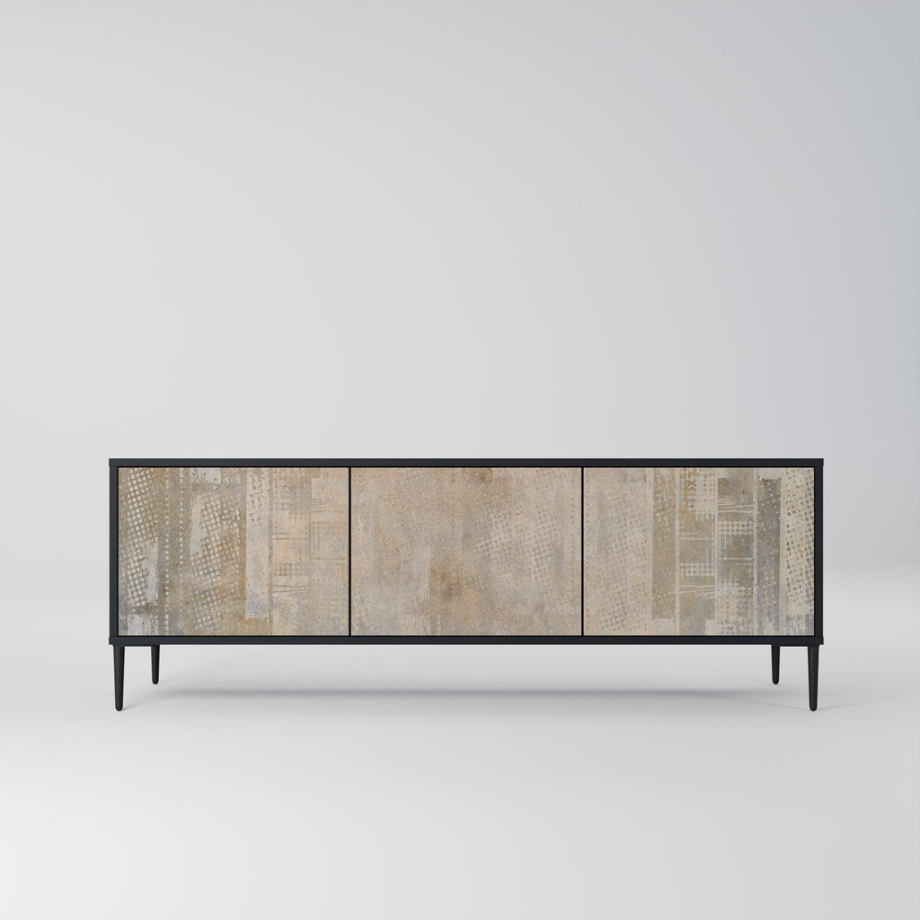 ERREUR D'ÉCRAN Meuble TV 3 portes en finition noire