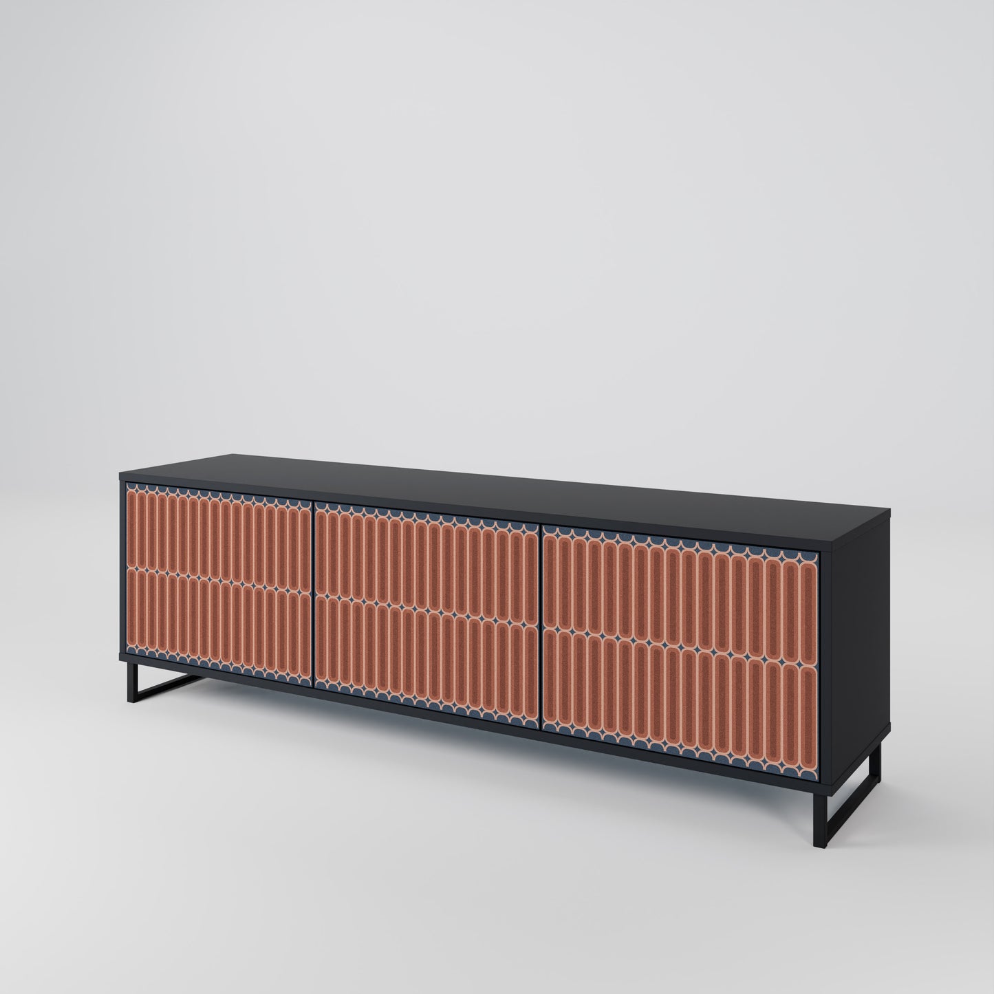 HYPNOTIC GATE 3-Door TV Cabinet