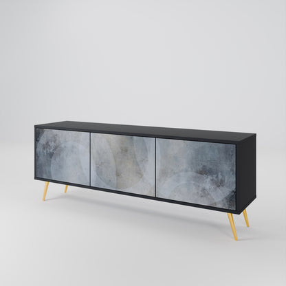 MUTED ARC 3-Door TV Cabinet