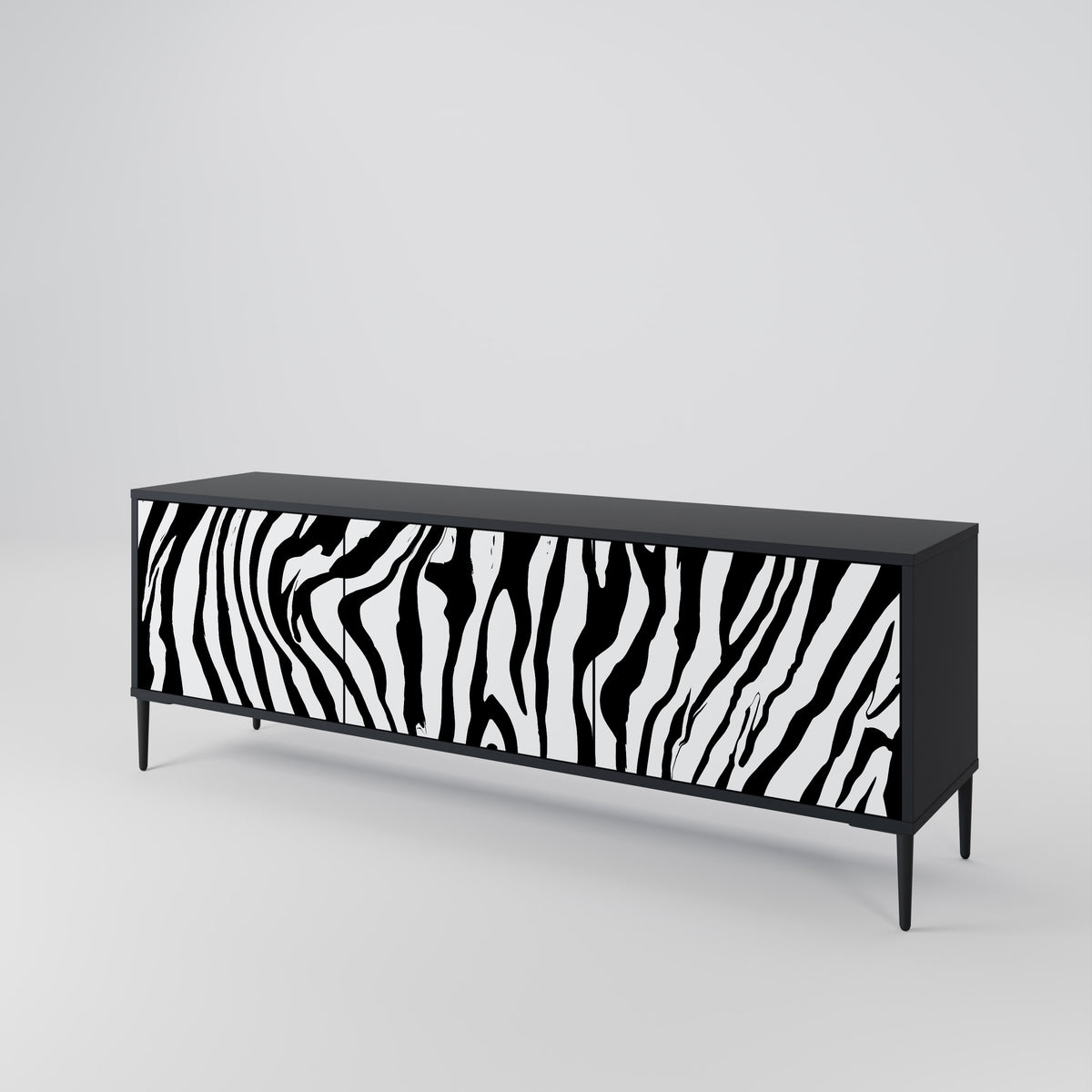 SPLENDID ZEBRA 3-Door TV Cabinet