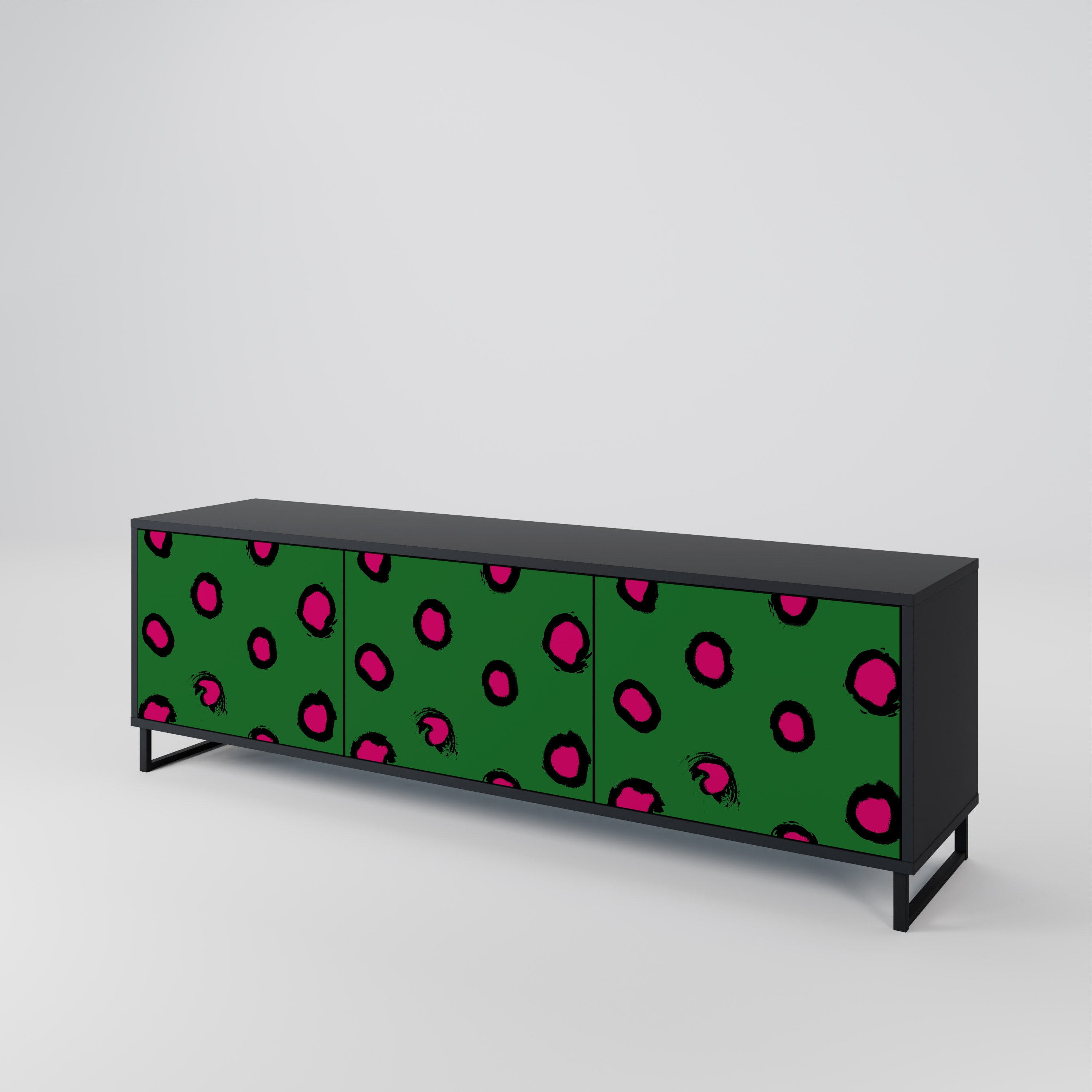 FUNKY SPOTS 3-Door TV Cabinet