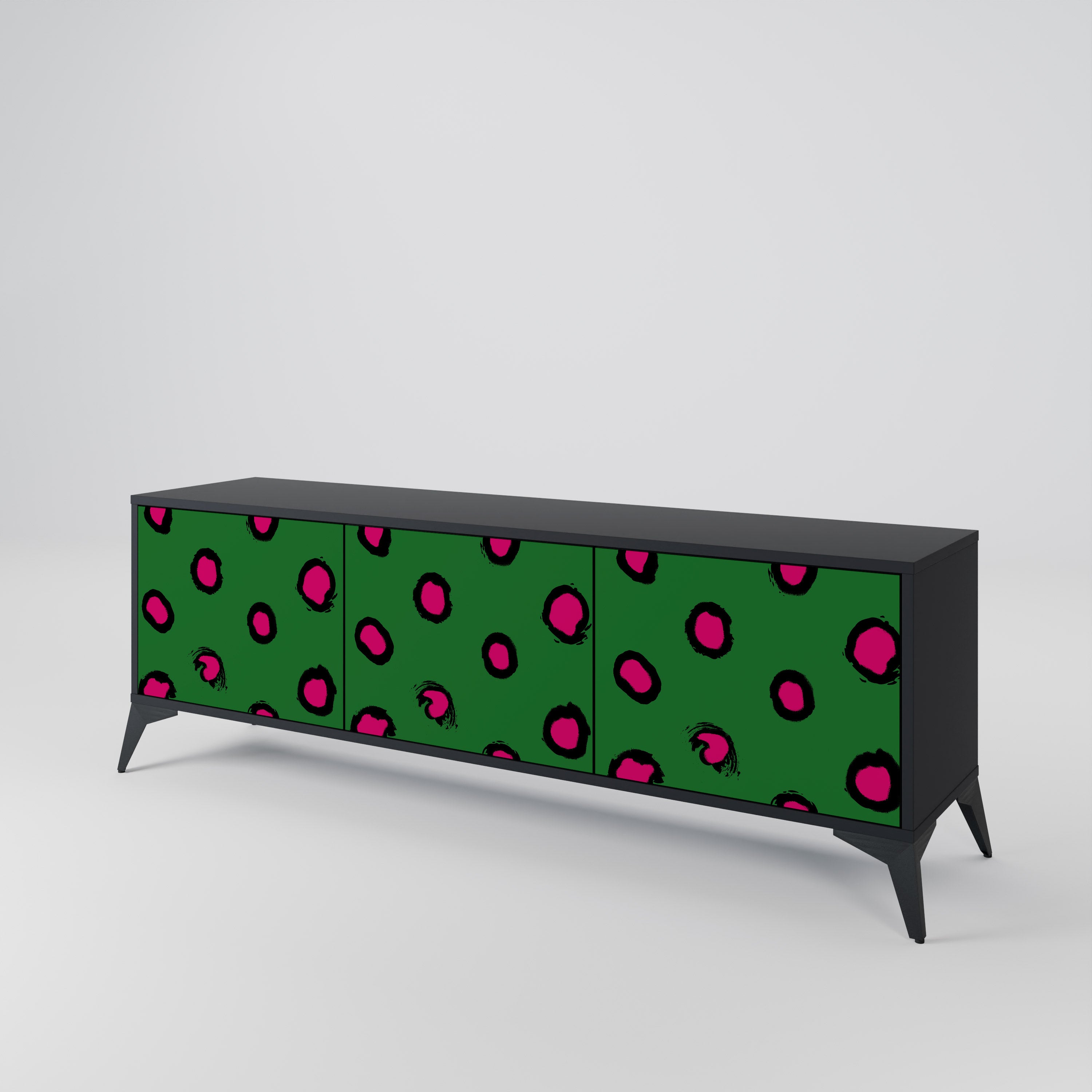 FUNKY SPOTS 3-Door TV Cabinet