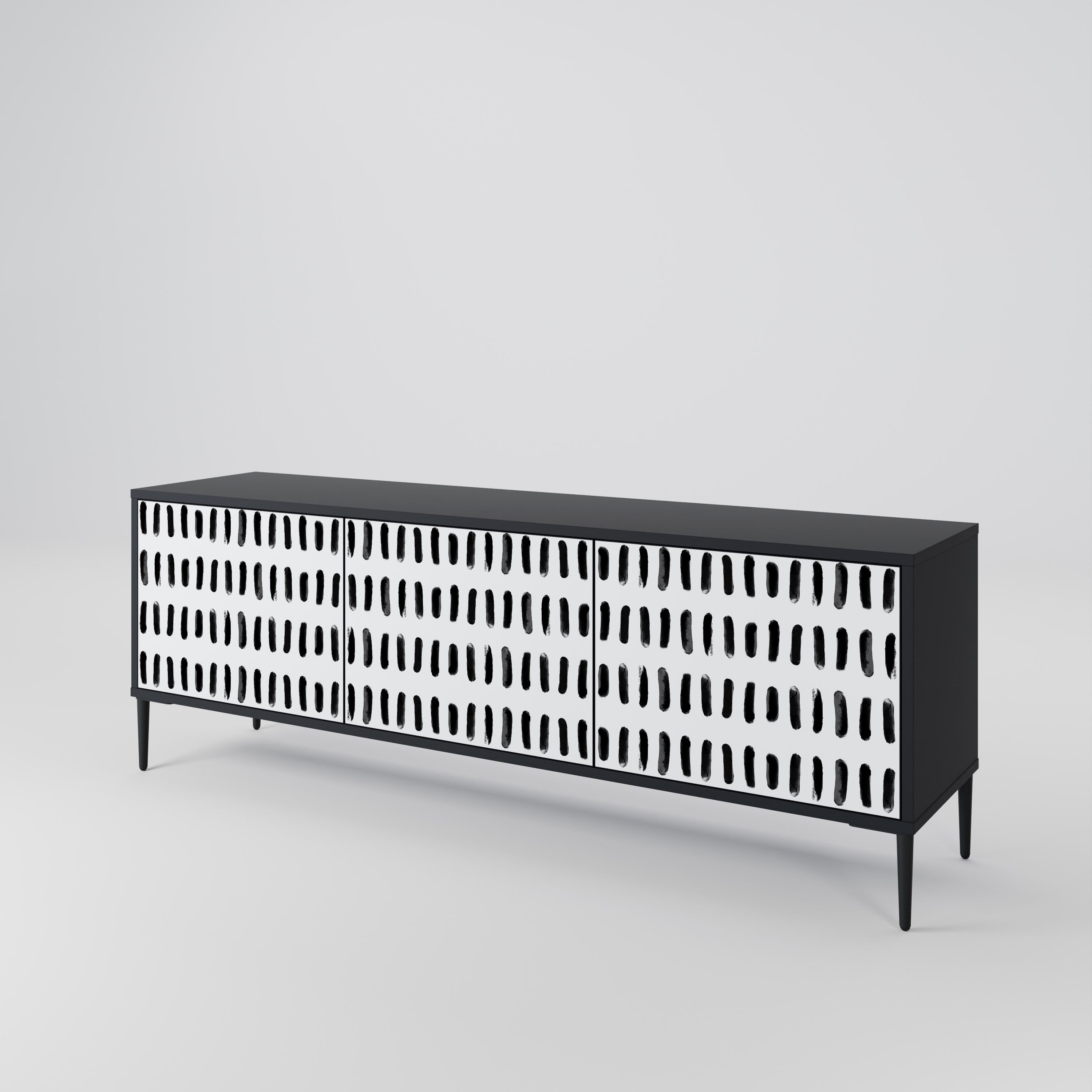 NIGHTY MELODIES 3-Door TV Cabinet