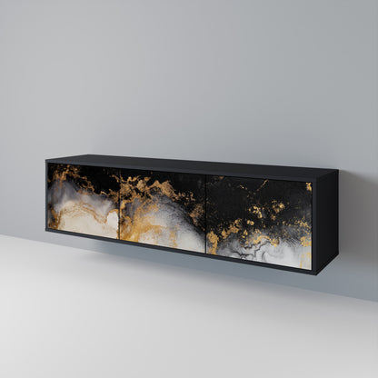 MARBLE OF TOMMORROW 3-Door TV Cabinet