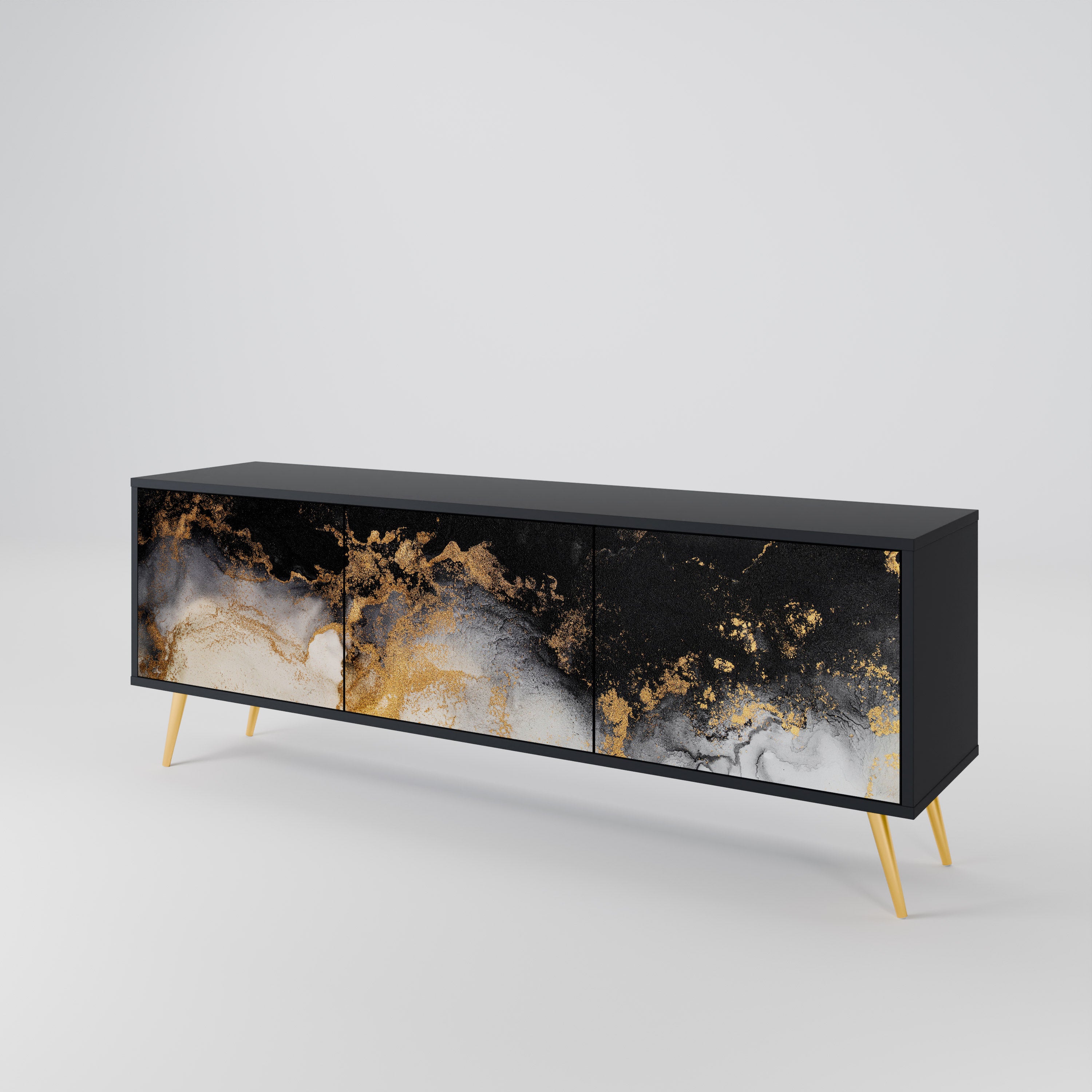 MARBLE OF TOMMORROW 3-Door TV Cabinet