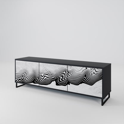 MONOCHROME MIRAGE 3-Door TV Cabinet