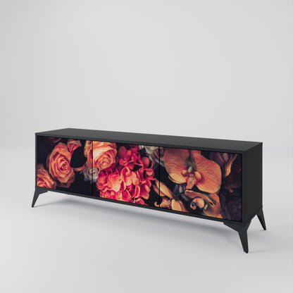 NEVERENDING BLOOM 3-Door TV Cabinet