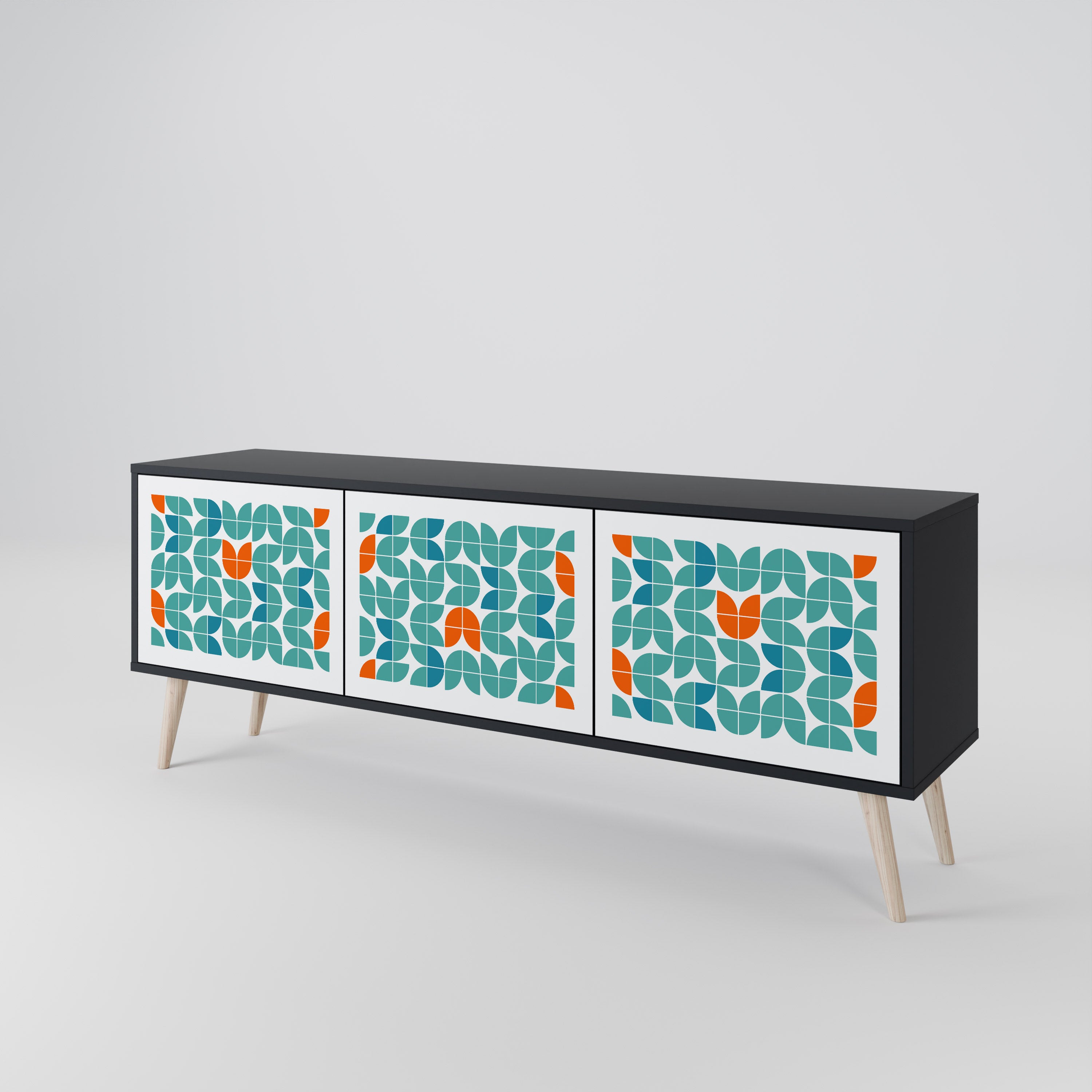 BE THE CHANGE 3-Door TV Cabinet