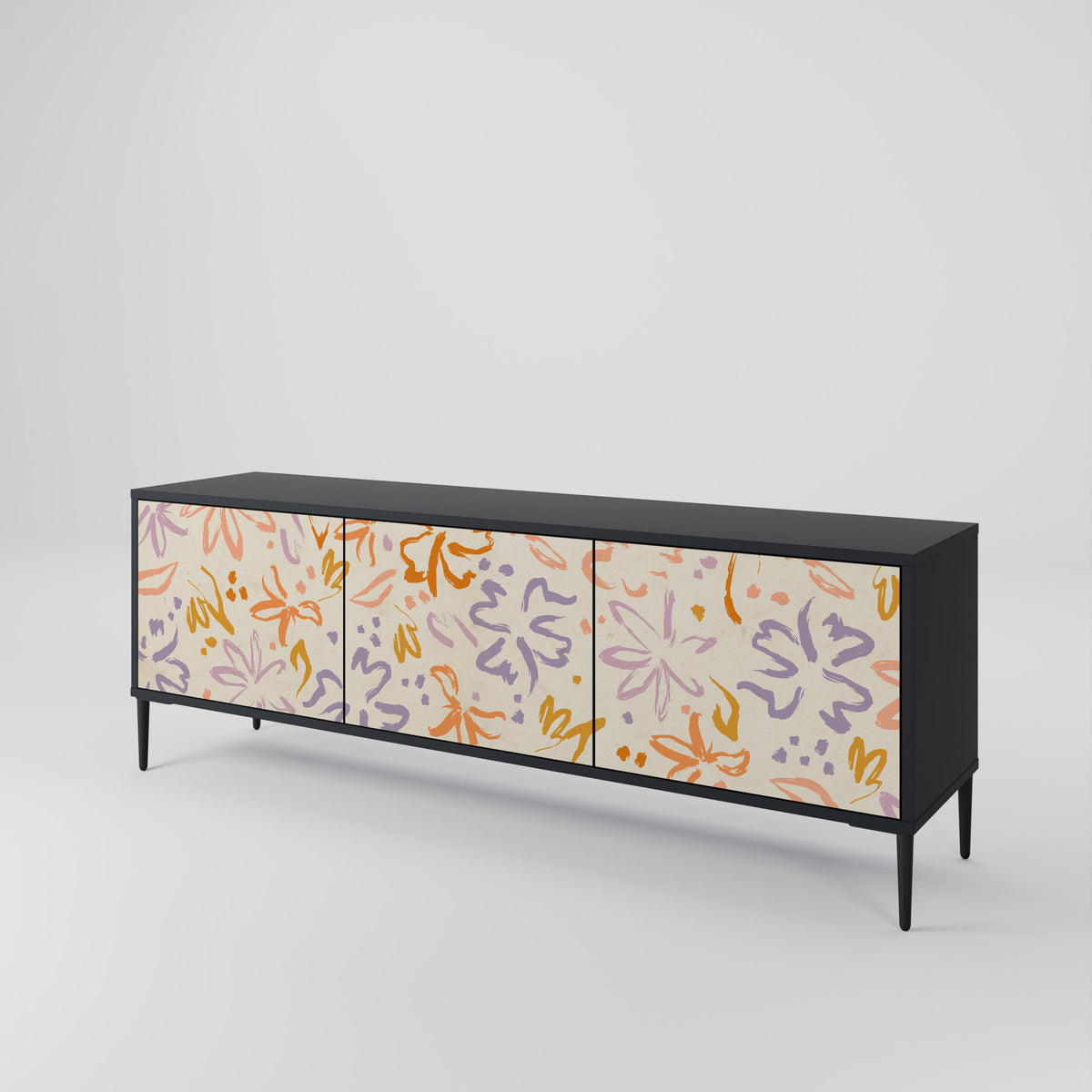 SPRING WHIMSY 3-Door TV Cabinet