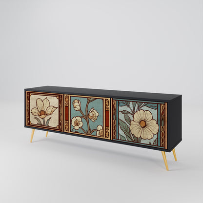 TIMELESS FLORA 3-Door TV Cabinet