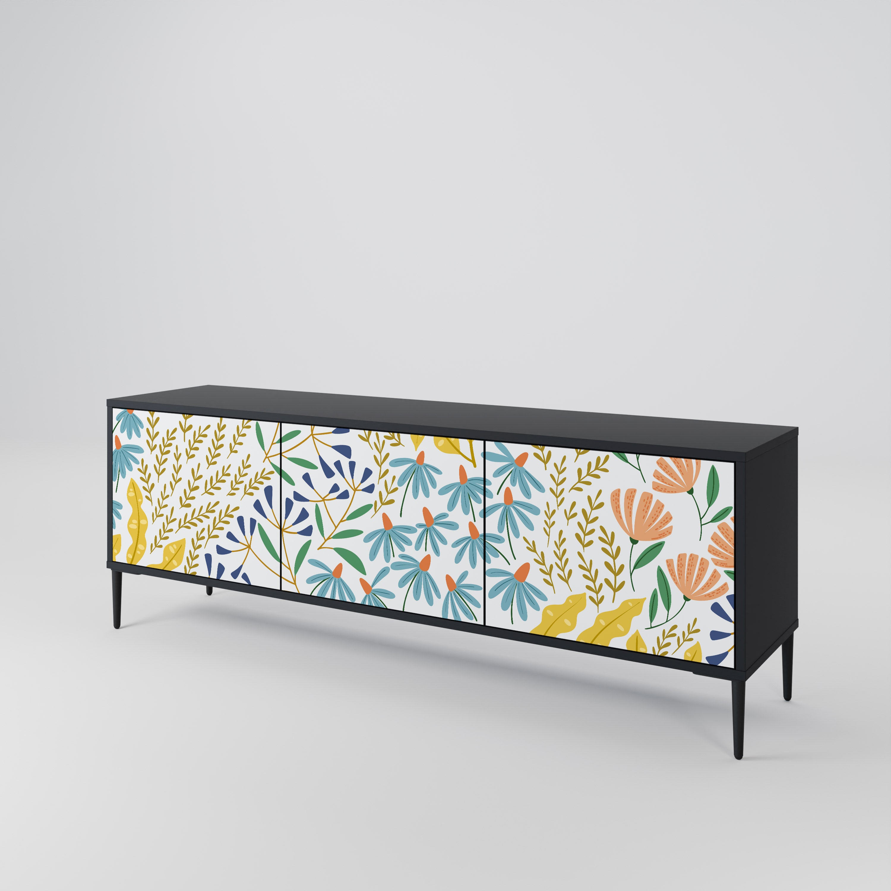 HELLO SPRING 3-Door TV Cabinet