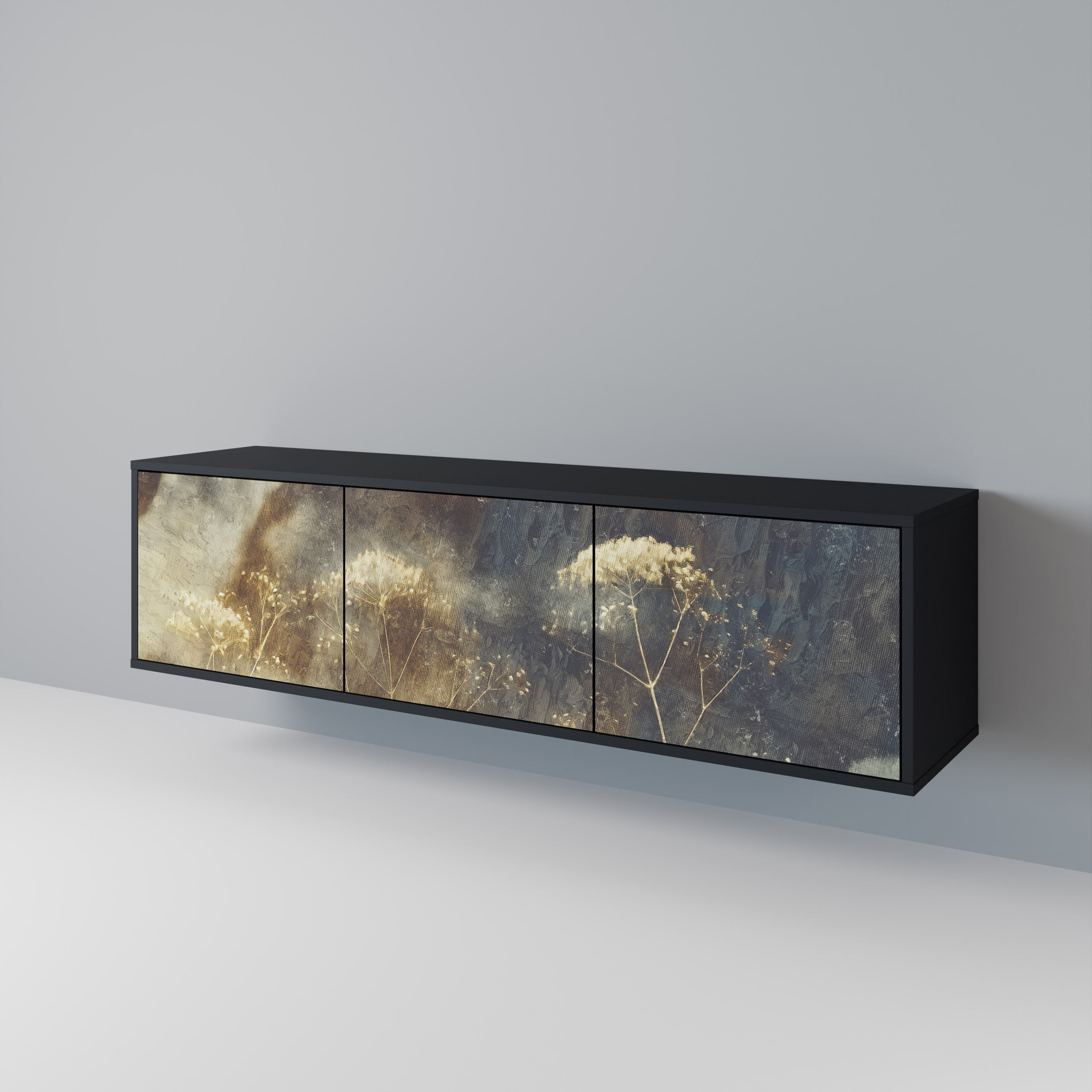 GENTLE POWER 3-Door TV Cabinet