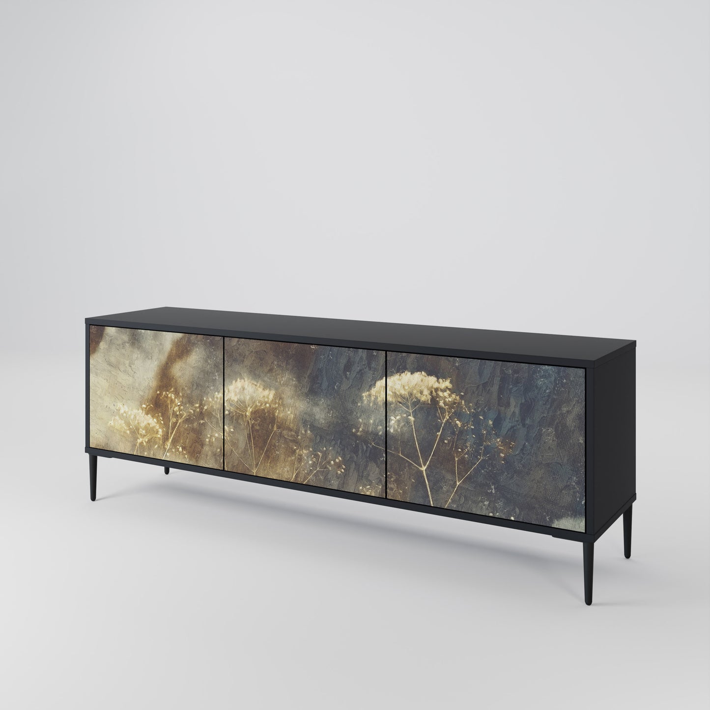 GENTLE POWER 3-Door TV Cabinet