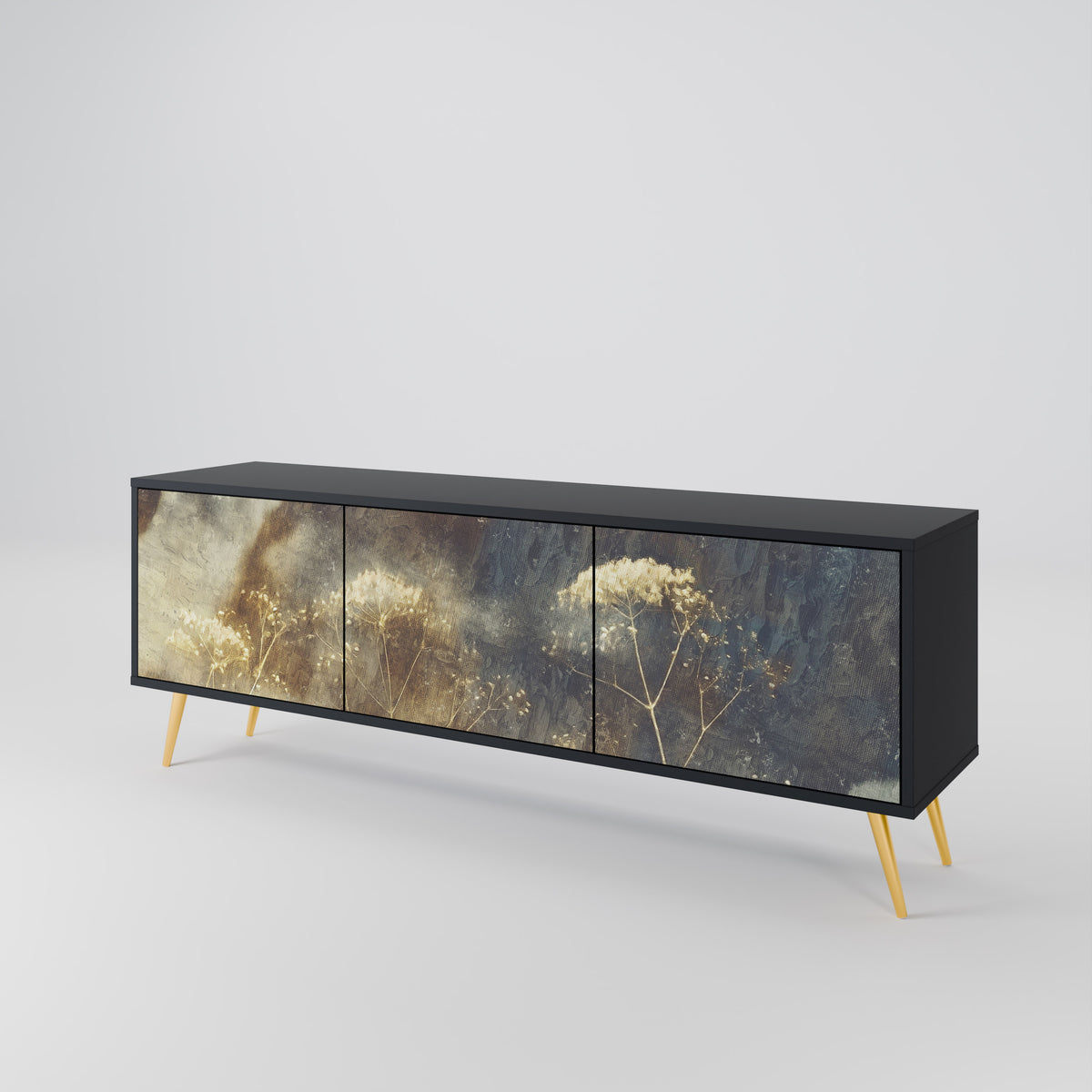 GENTLE POWER 3-Door TV Cabinet