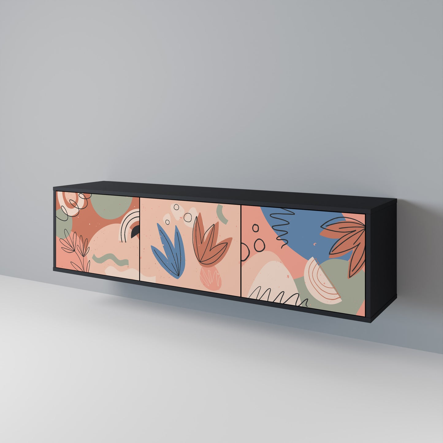 PASTEL DESTINY 3-Door TV Cabinet