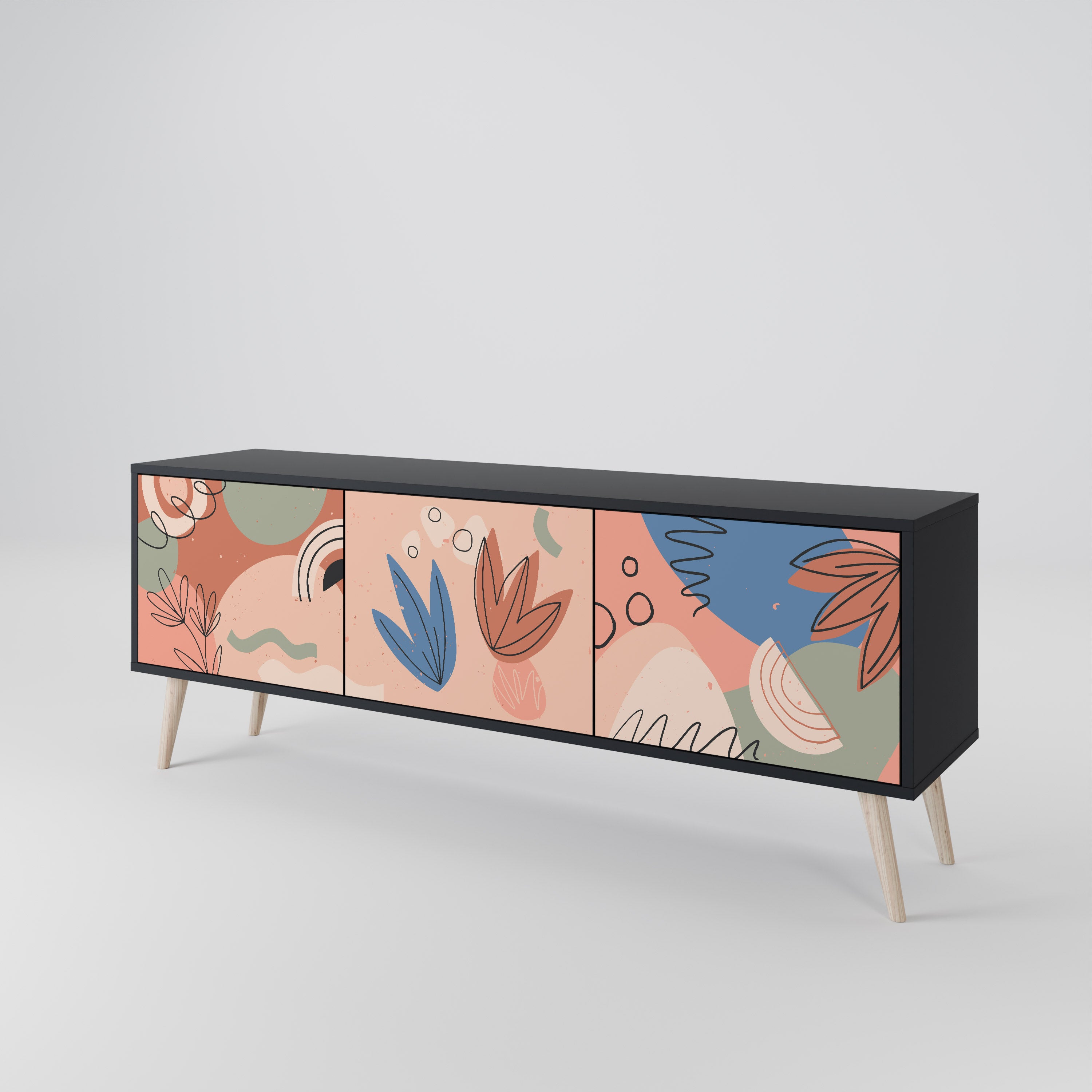 PASTEL DESTINY 3-Door TV Cabinet