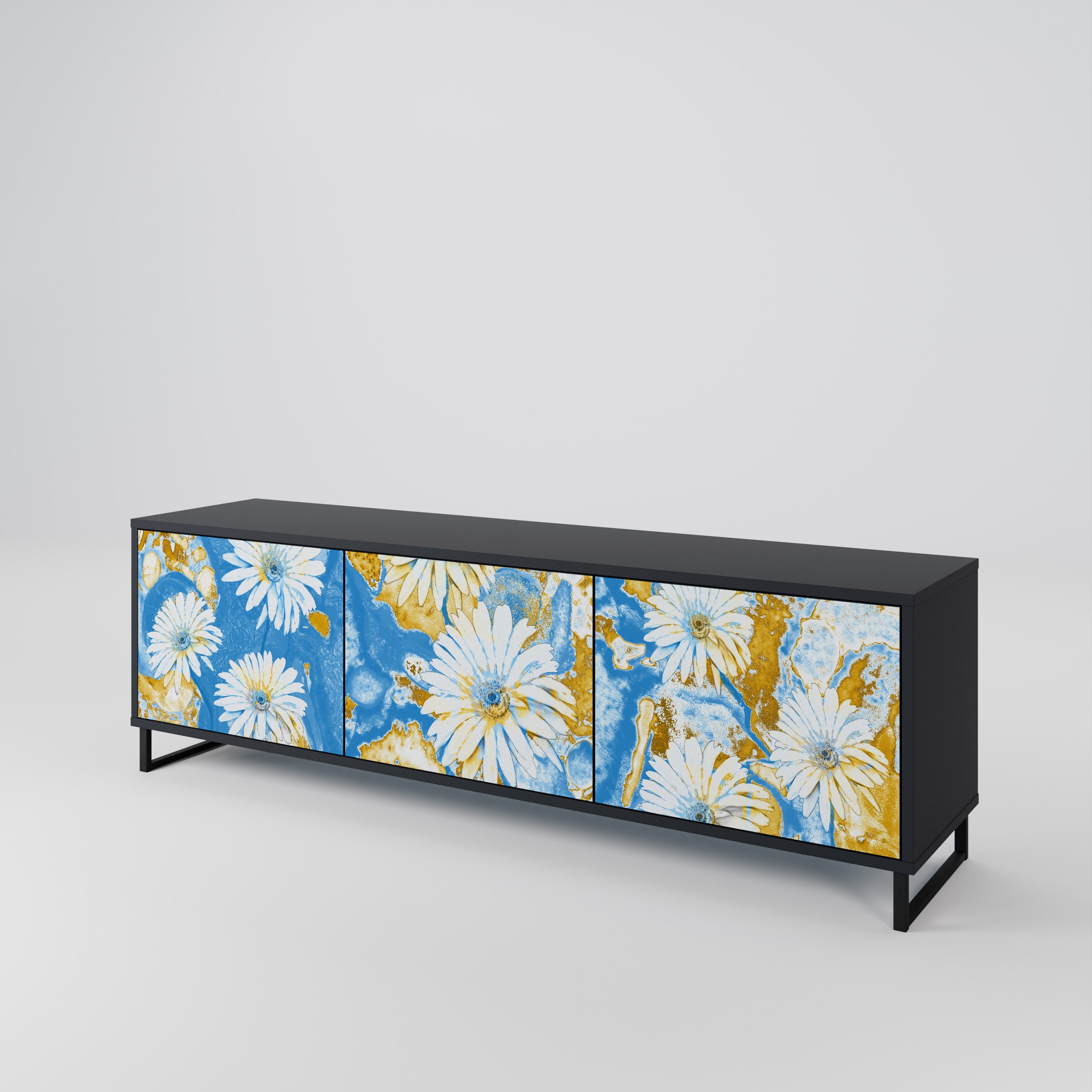 DAISY LUXE 3-Door TV Cabinet