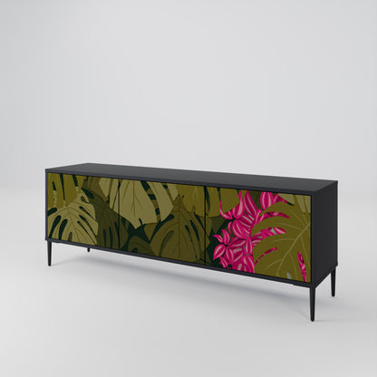 TROPICAL BEAUTY 3-Door TV Cabinet