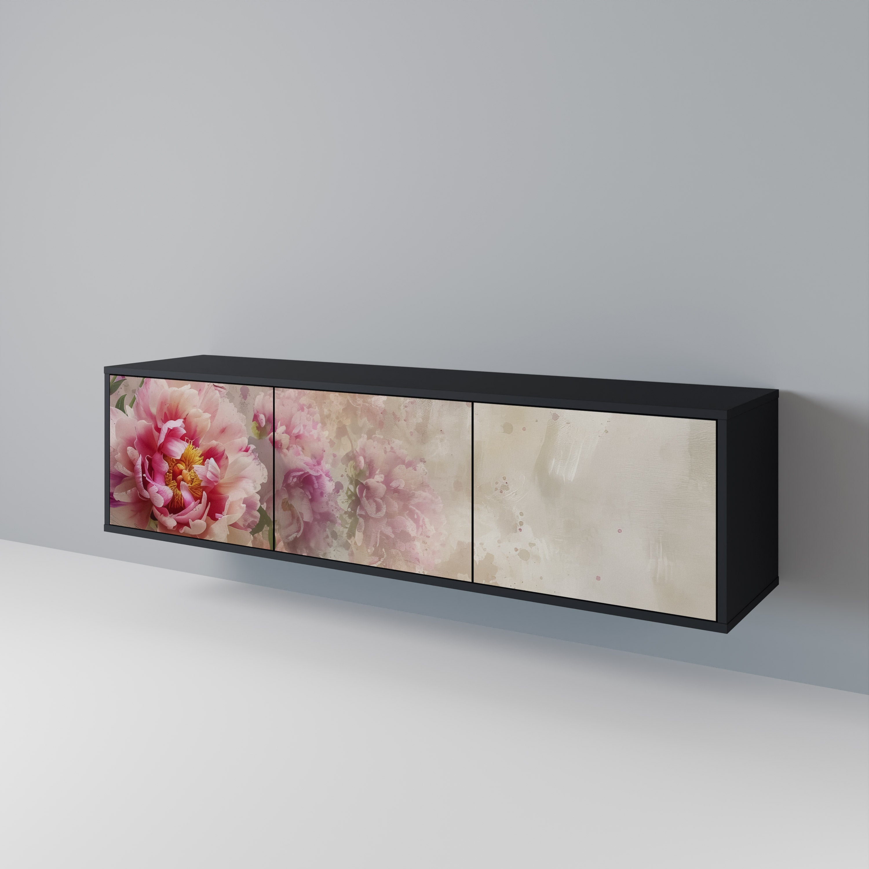 PEONY WHISPER 3-Door TV Cabinet