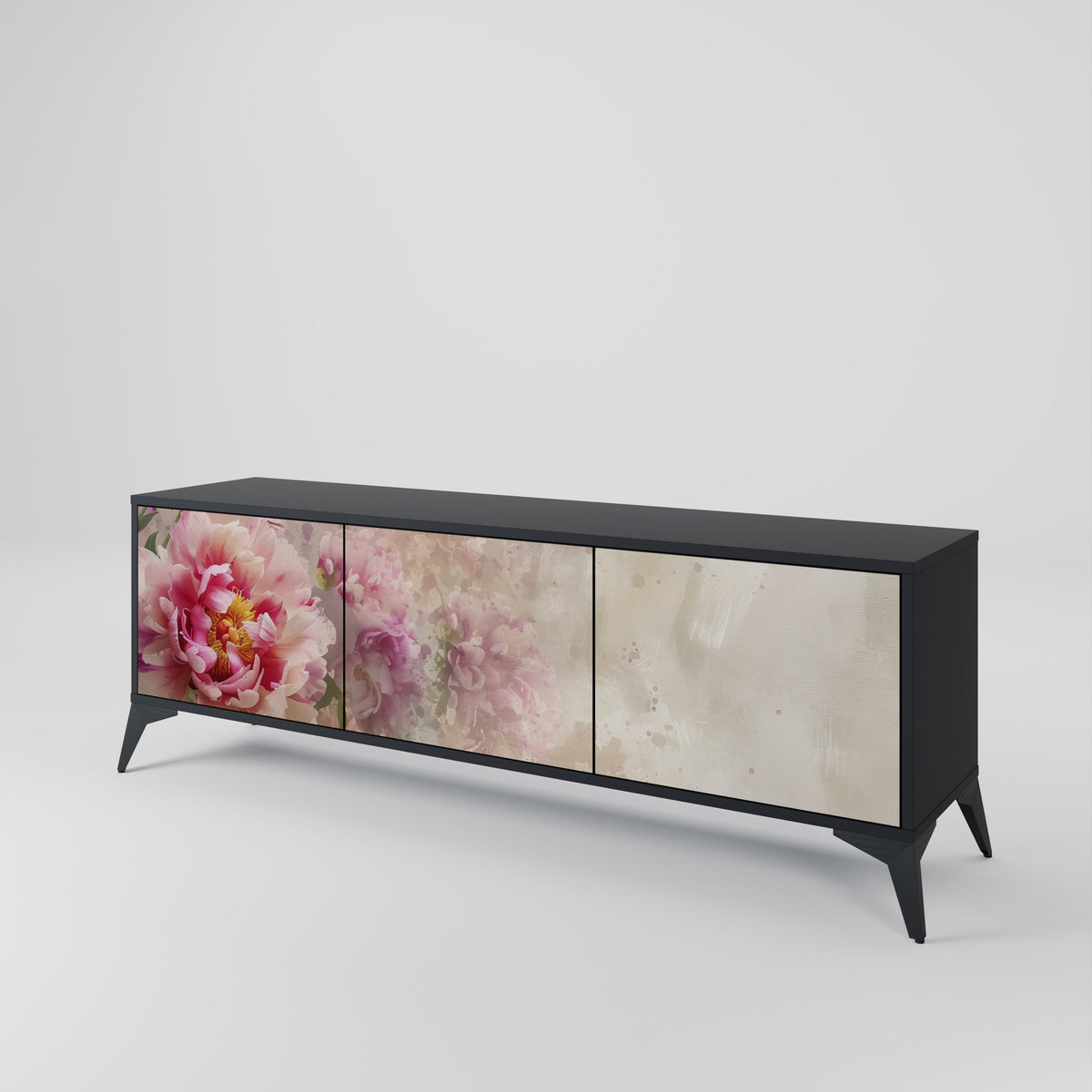 PEONY WHISPER 3-Door TV Cabinet
