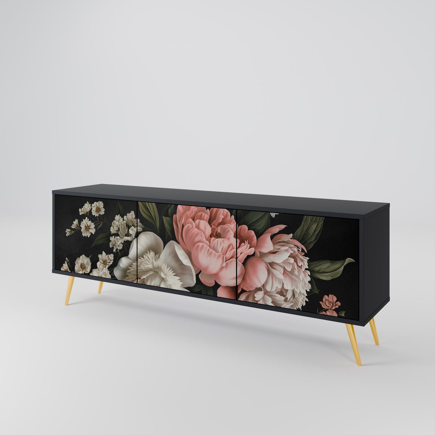 LUSH ELEGANCE 3-Door TV Cabinet