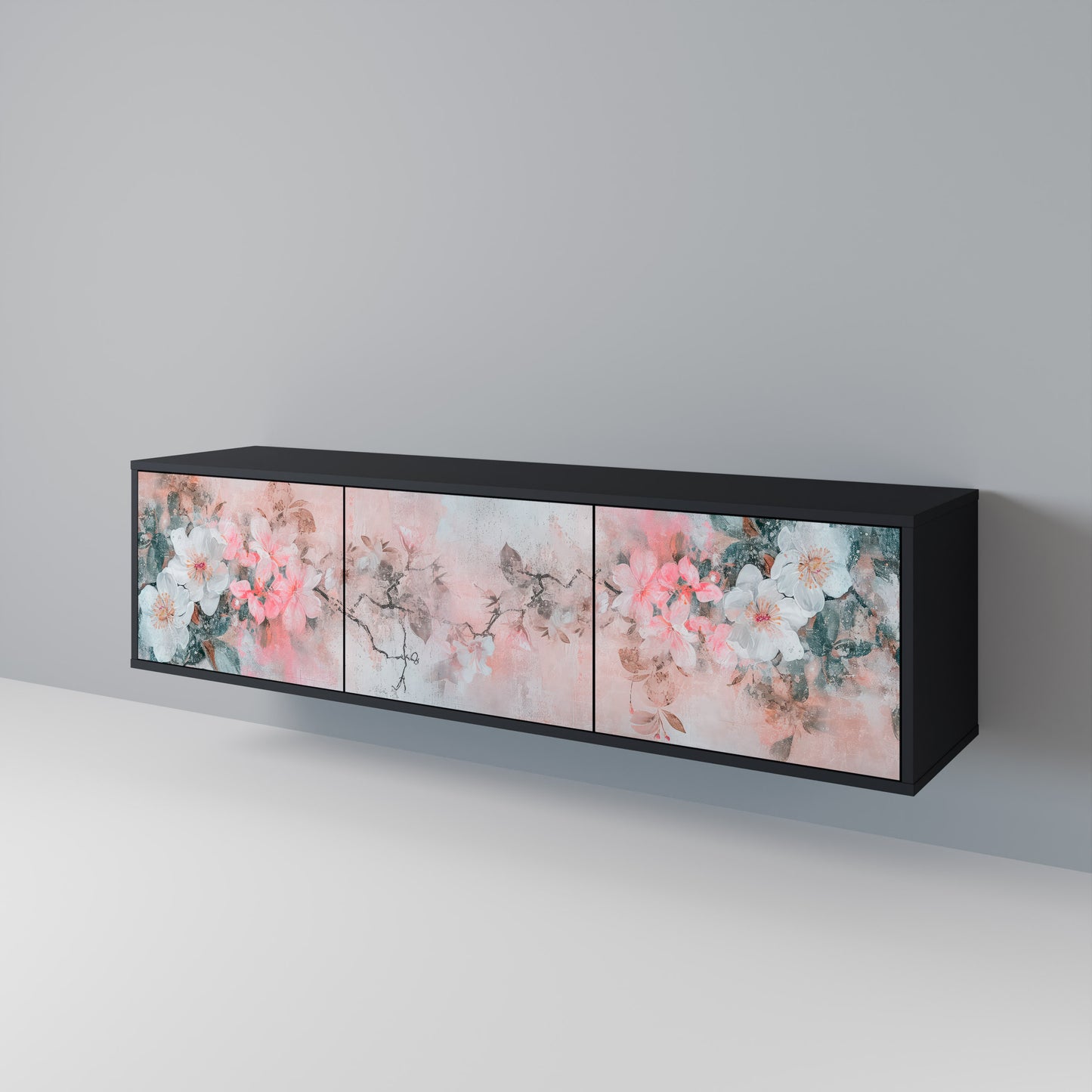 CHERRY BLOSSOM 3-Door TV Cabinet