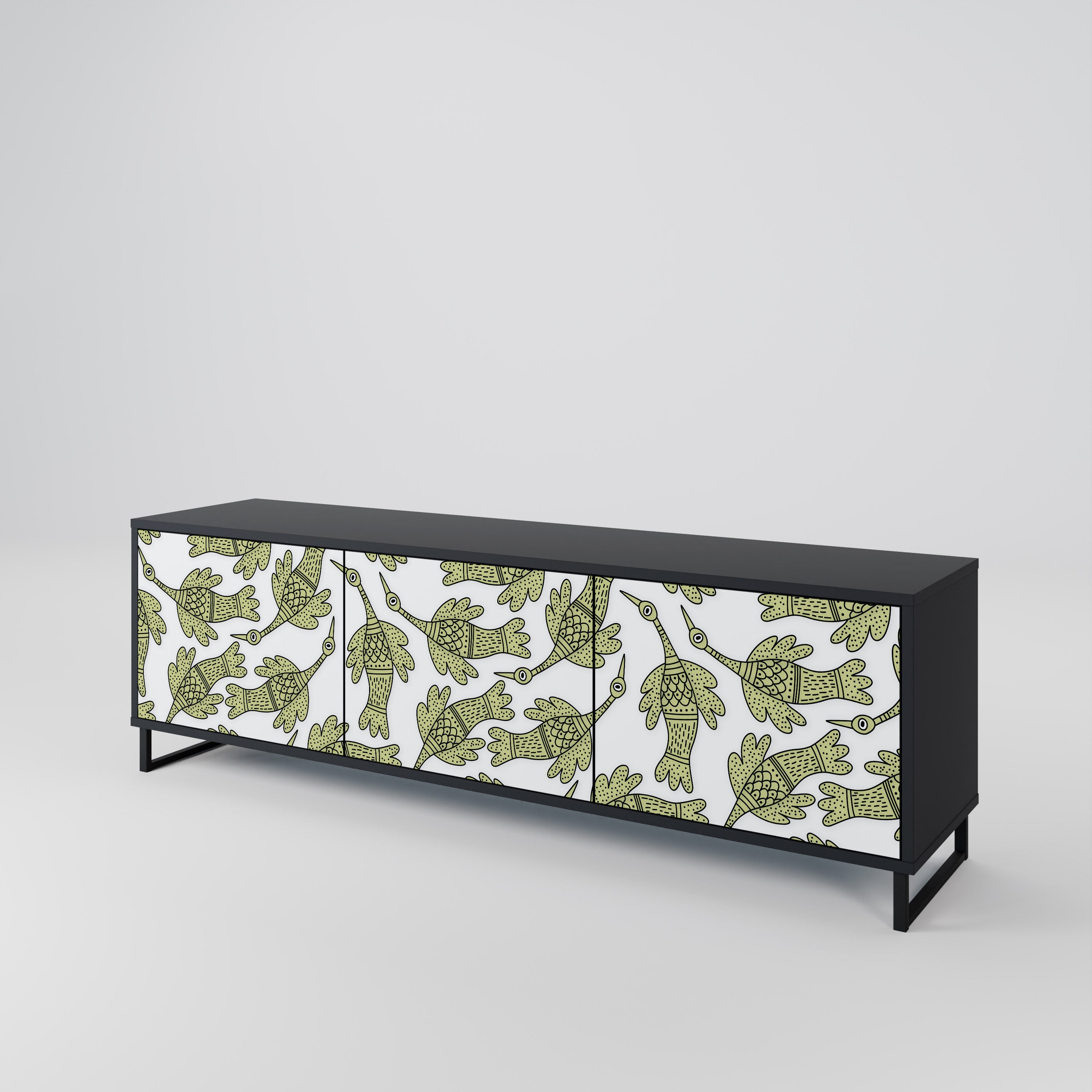 SEEDLING SONGBIRD 3-Door TV Cabinet