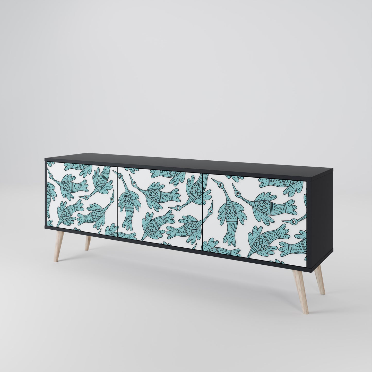 WATERSPOUT SONGIBIRD 3-Door TV Cabinet