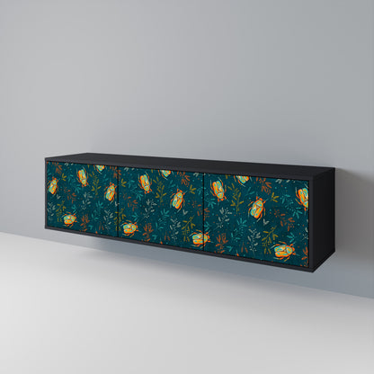 AUTUMN INSECTS 3-Door TV Cabinet