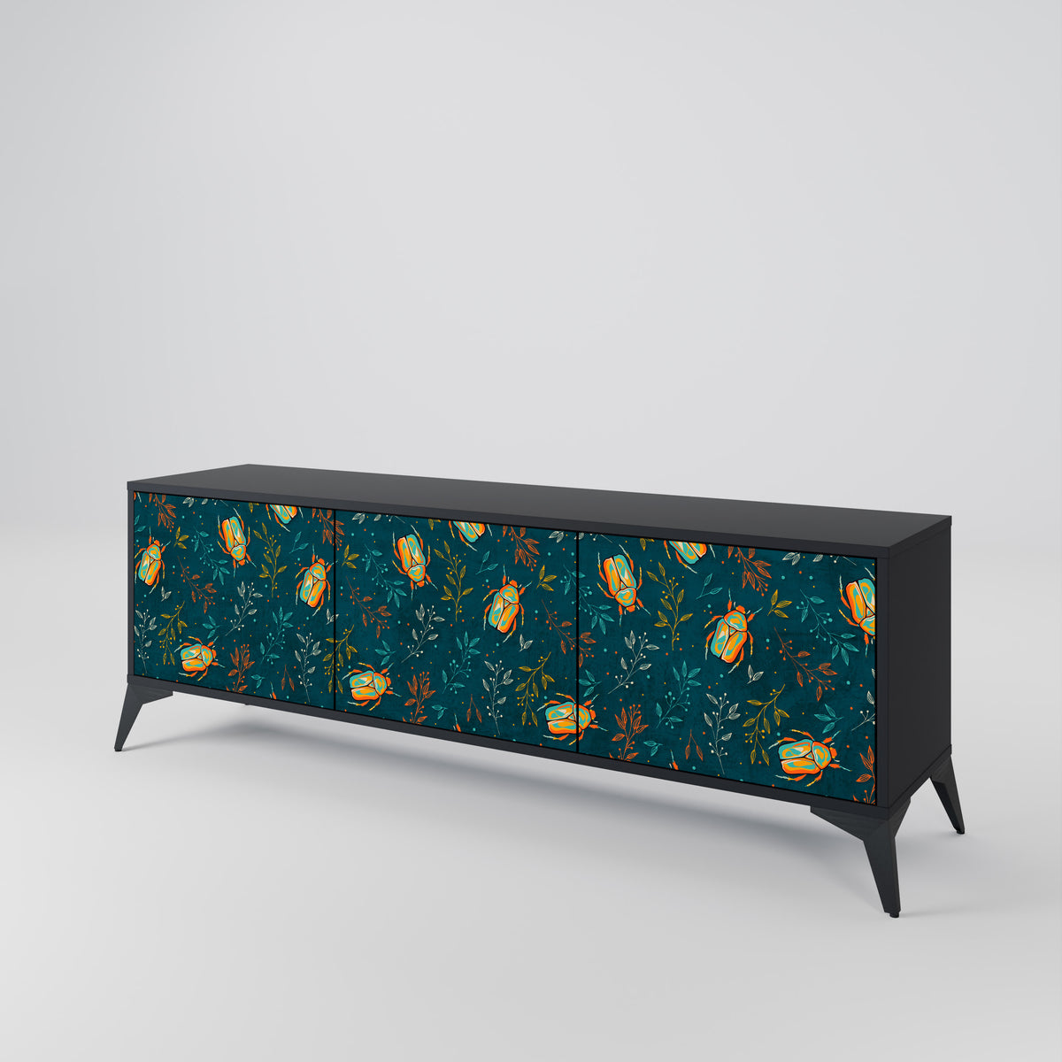 AUTUMN INSECTS 3-Door TV Cabinet