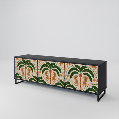 DANCING PREDATORS 3-Door TV Cabinet
