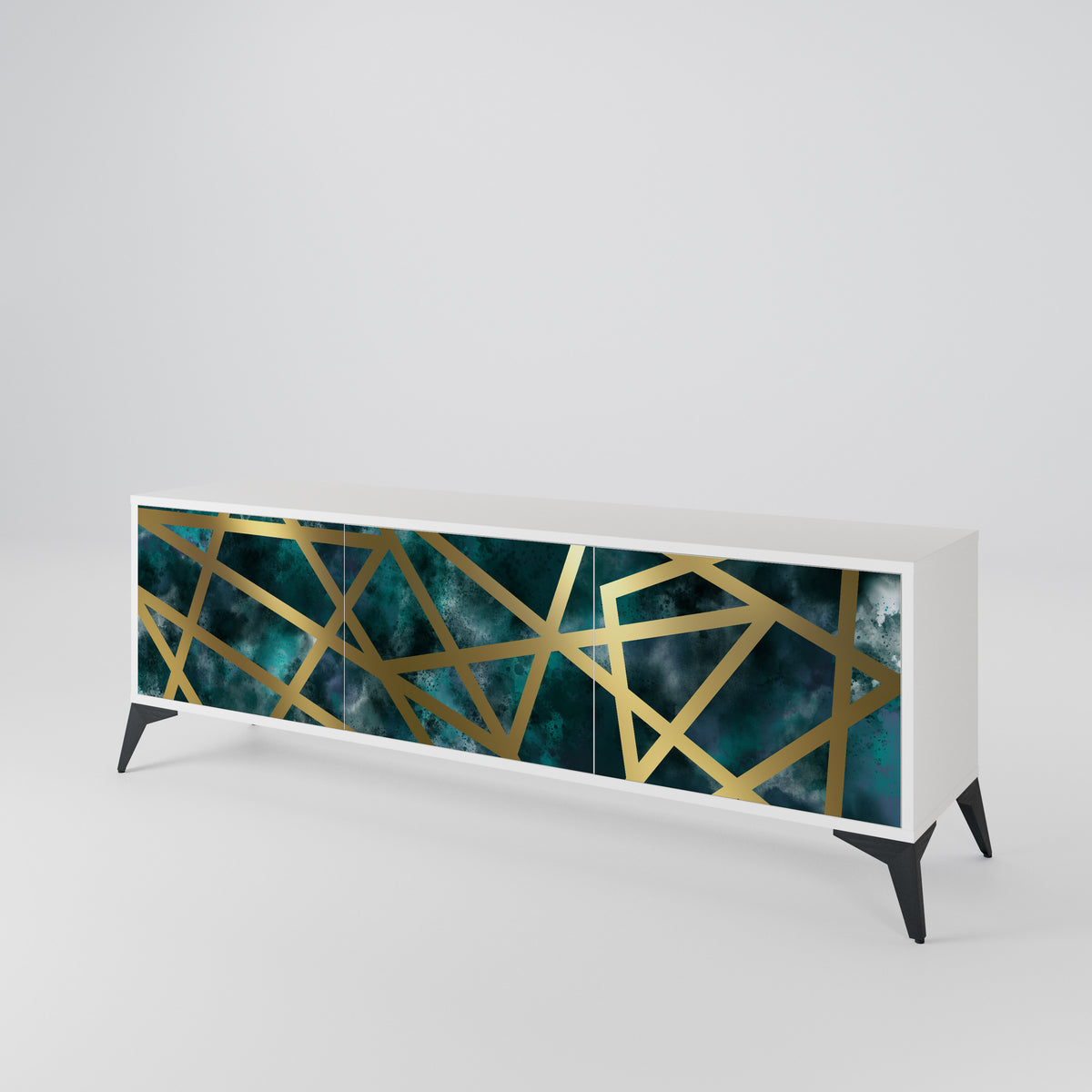 THE LABYRINTH OF GOLD 3-Door TV Cabinet