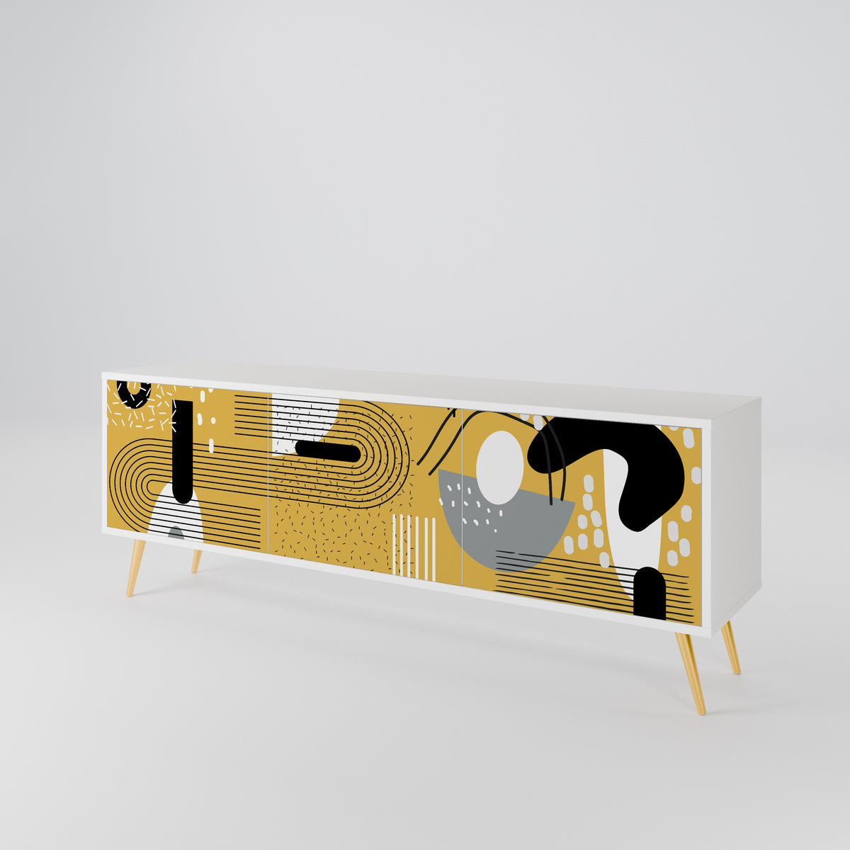 SHAPESHIFT SYMPHONY 3-Door TV Cabinet