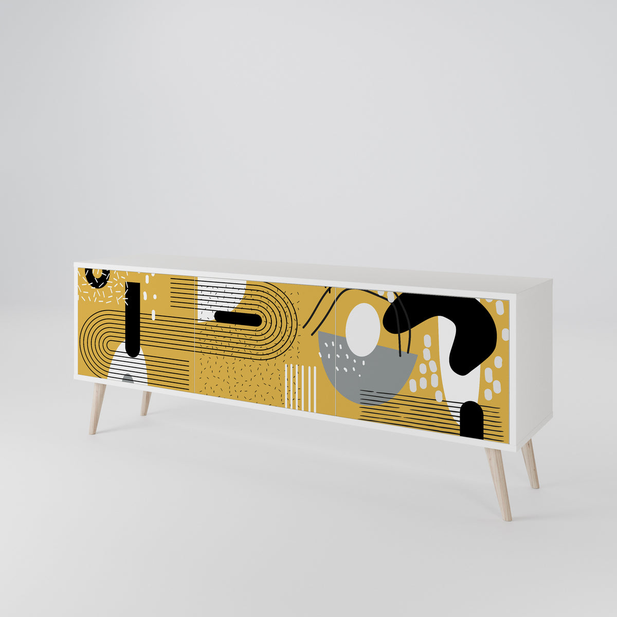 SHAPESHIFT SYMPHONY 3-Door TV Cabinet