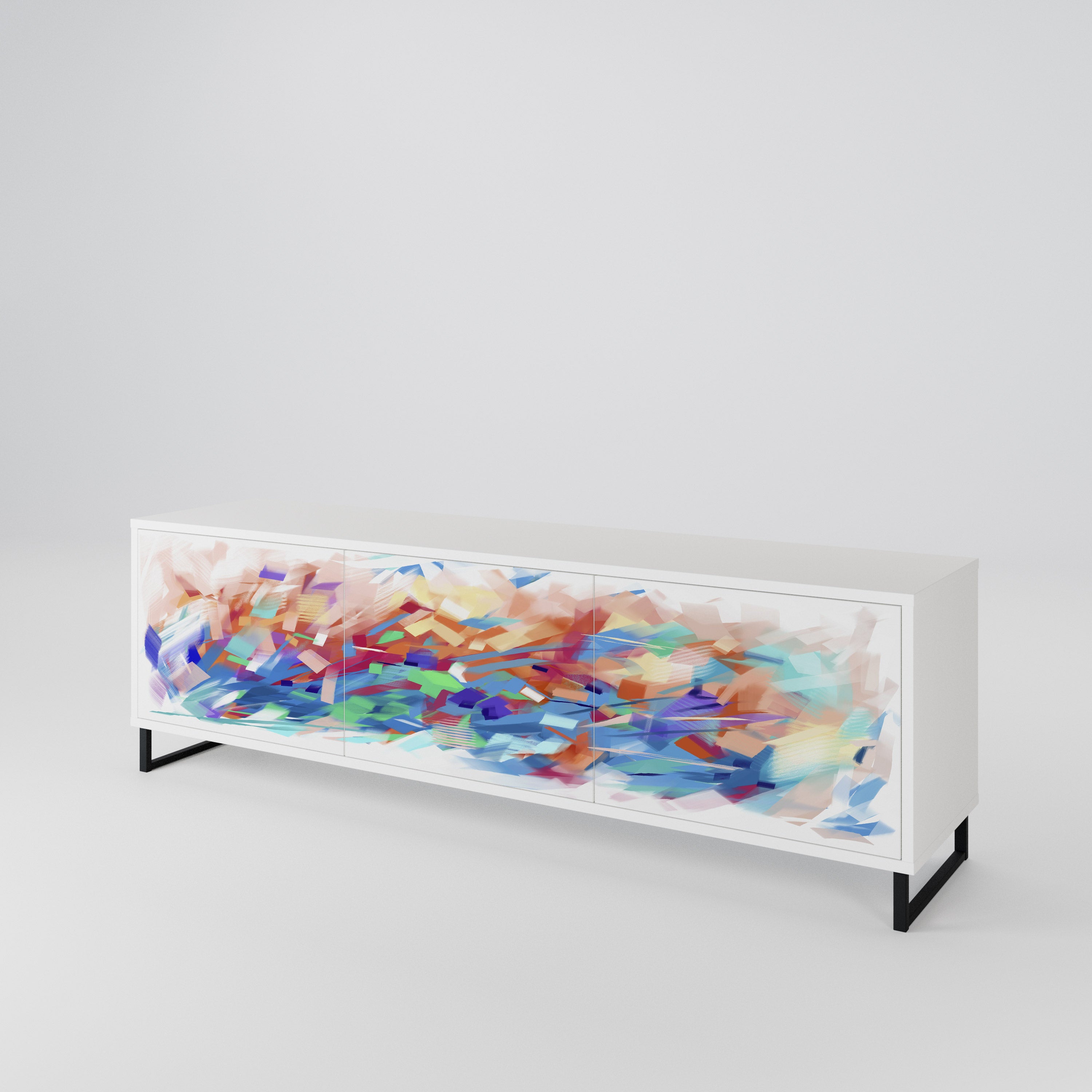 FINESSE MASH-UP 3-Door TV Cabinet