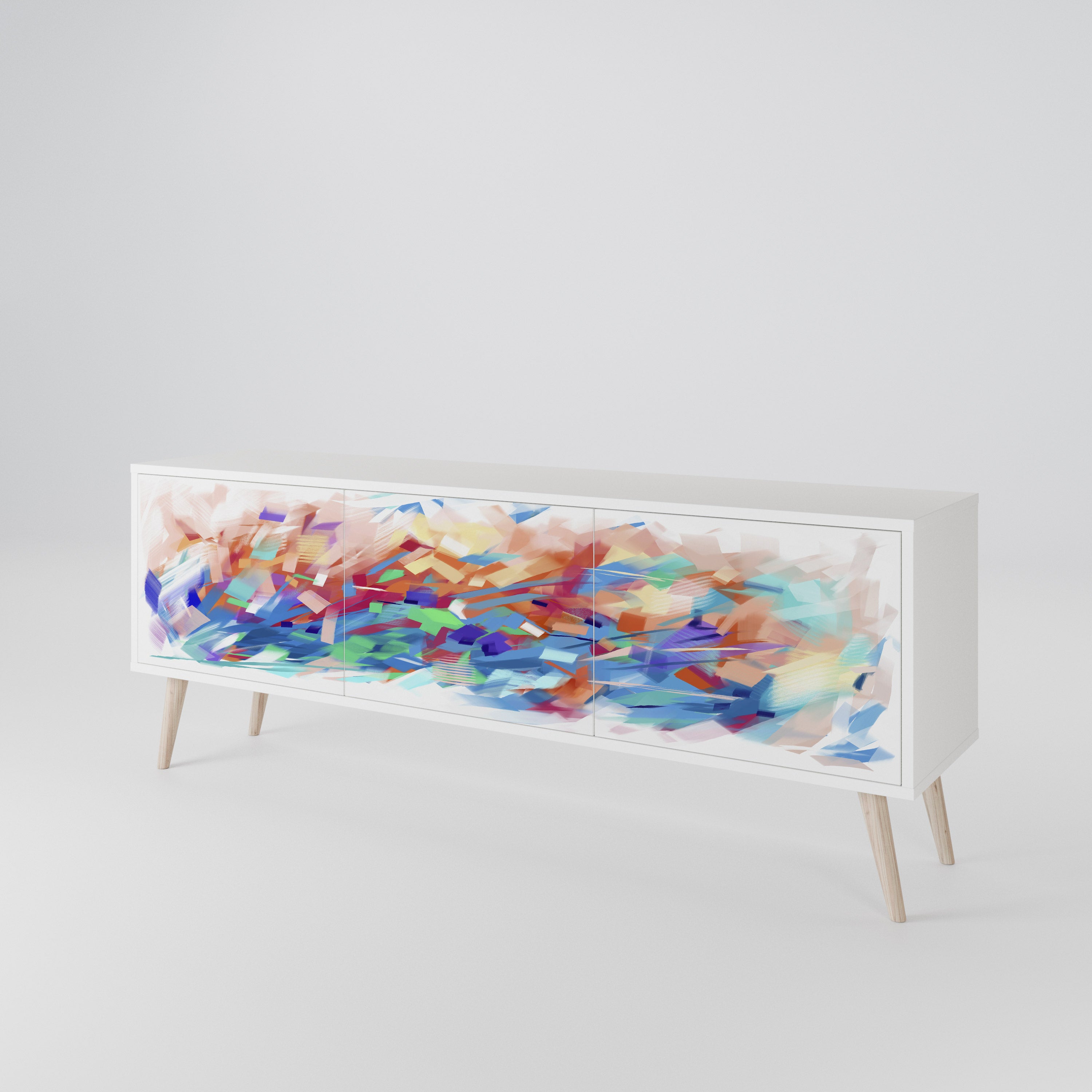 FINESSE MASH-UP 3-Door TV Cabinet