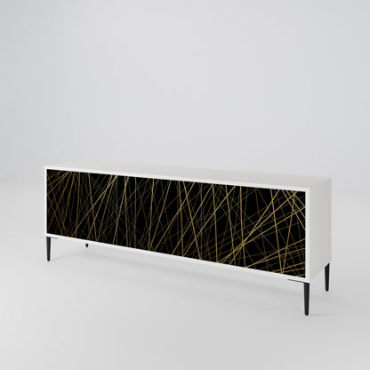 BRIGHT MESH 3-Door TV Cabinet