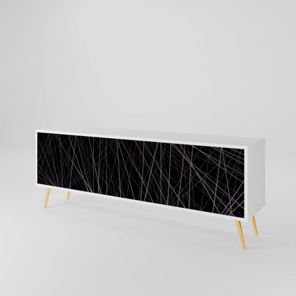 SHIMMER SPIDERGRAM 3-Door TV Cabinet