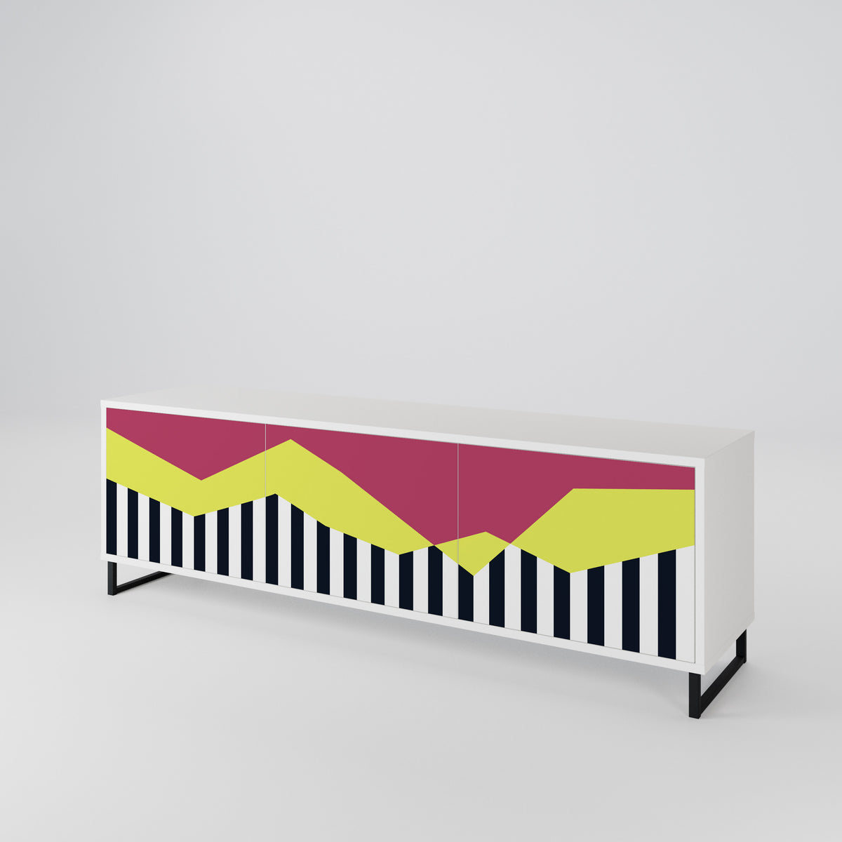 PIANO FANTASY 3-Door TV Cabinet