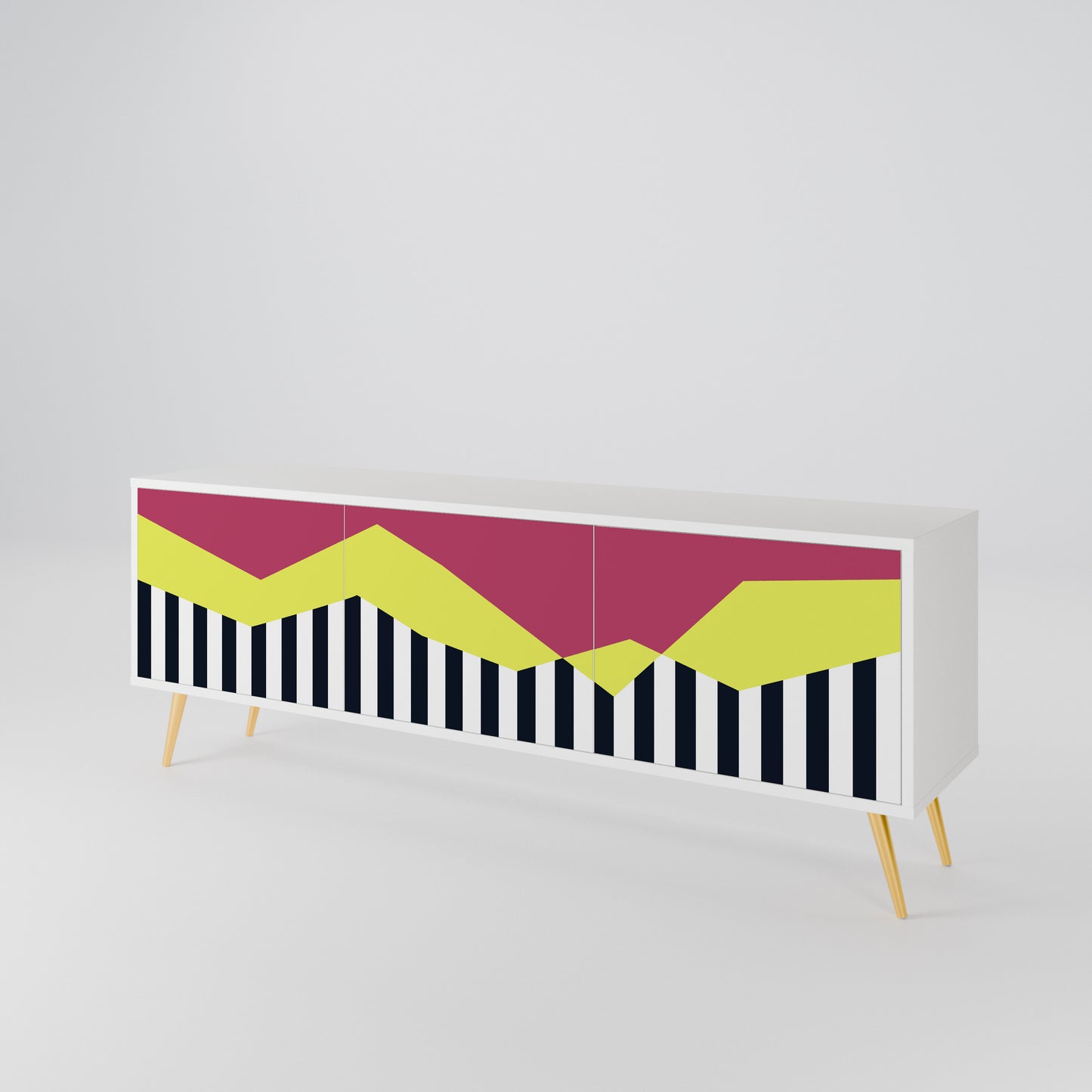PIANO FANTASY 3-Door TV Cabinet