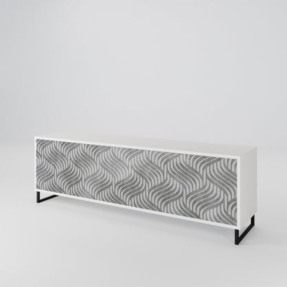 CONCRETE MOVEMENT 3-Door TV Cabinet