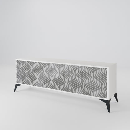 CONCRETE MOVEMENT 3-Door TV Cabinet