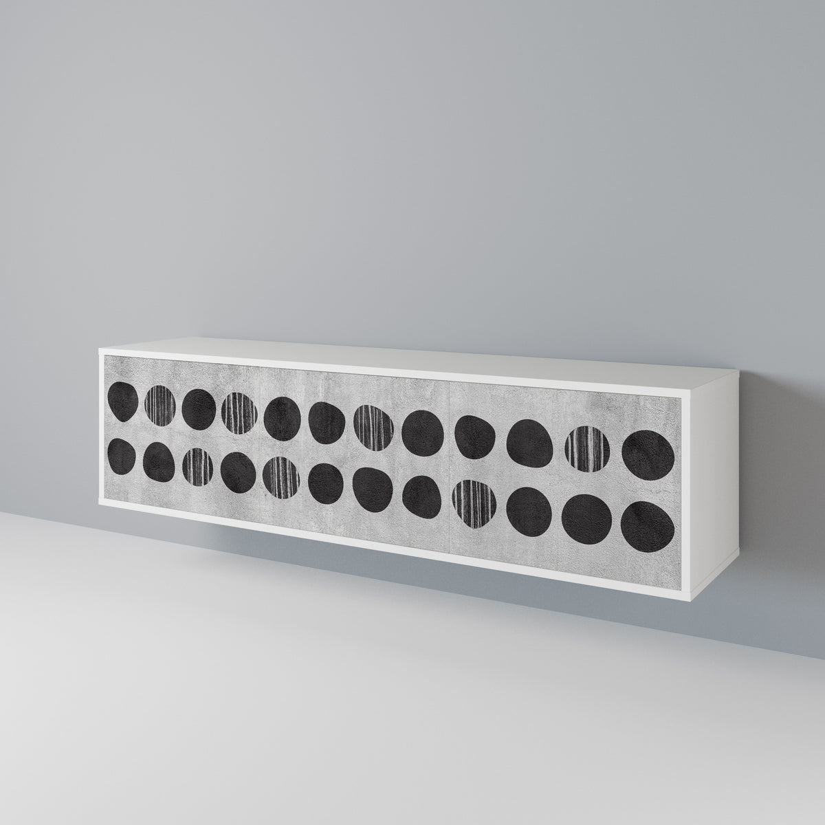 GHOSTLY GRADIENTS 3-Door TV Cabinet
